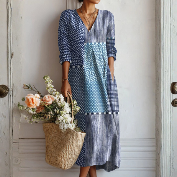 Ava™ - Retro Linen Dress